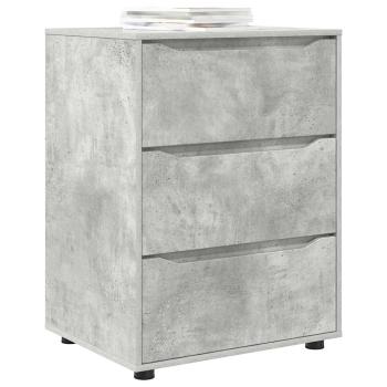 Aufbewahrungsschrank Beton Grau 60 x 48 x 81 cm Holzwerkstoff