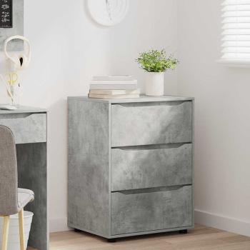 Aufbewahrungsschrank Beton Grau 60 x 48 x 81 cm Holzwerkstoff