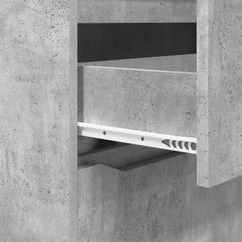 Aufbewahrungsschrank Beton Grau 60 x 48 x 81 cm Holzwerkstoff