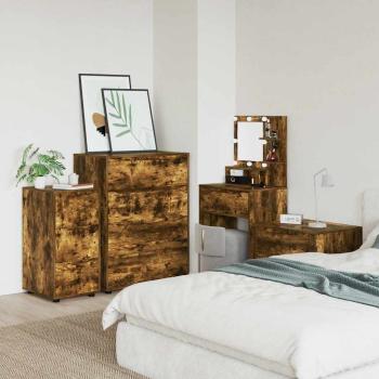 Aufbewahrungsschrank Geräucherte Eiche 40 x 48 x 81 cm