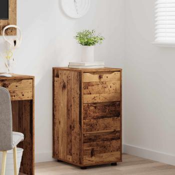 Aufbewahrungsschrank 40 x 48 x 81 cm Holzwerkstoff Altholz