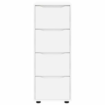 Aufbewahrungsschrank Weiß 40 x 48 x 105 cm Holzwerkstoff