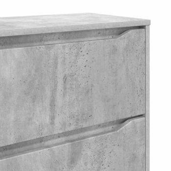 Aufbewahrungsschrank Beton Grau 40 x 48 x 105 cm Holzwerkstoff
