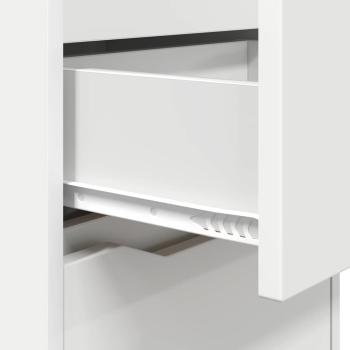 Nachttische 2 pcs Weiß 40 x 30 x 467 cm Holzwerkstoff