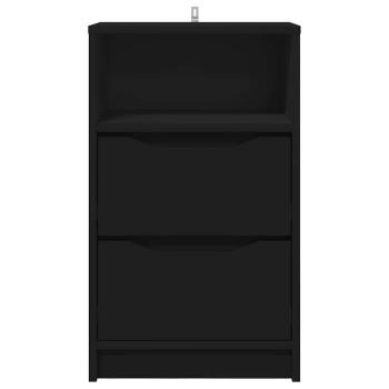 Nachttisch Schwarz 40 x 30 x 467 cm Holzwerkstoff