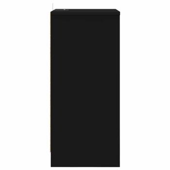 Nachttische 2 pcs Schwarz 40 x 30 x 467 cm Holzwerkstoff