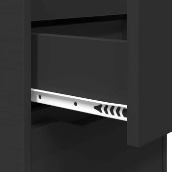 Nachttische 2 pcs Schwarz 40 x 30 x 467 cm Holzwerkstoff