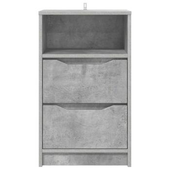Nachttisch Beton Grau 40 x 30 x 467 cm Holzwerkstoff