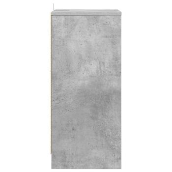Nachttische 2 pcs Beton Grau 40 x 30 x 467 cm Holzwerkstoff