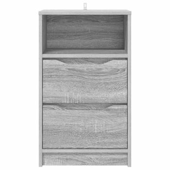 Nachttische 2 pcs Graues Sonoma 40 x 30 x 467 cm Holzwerkstoff