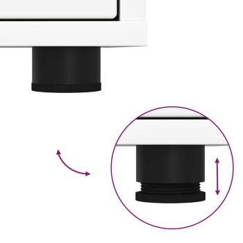 TV-Schränk mit Schubladen Weiß 100 x 48 x 43 cm Holzwerkstoff