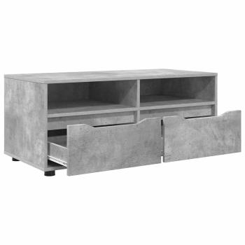 TV-Schränk Beton Grau 100 x 48 x 43 cm Holzwerkstoff