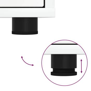 TV-Schränk Hochglanz Weiß 100 x 48 x 43 cm Holzwerkstoff