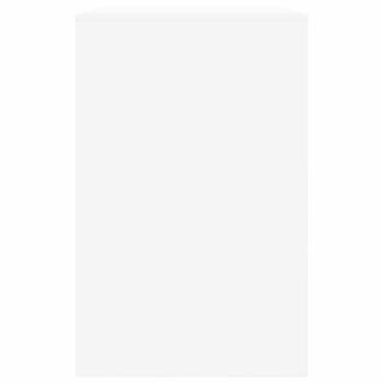 Schreibtisch mit Schubladen Weiß 100 x 50 x 78 cm Holzwerkstoff