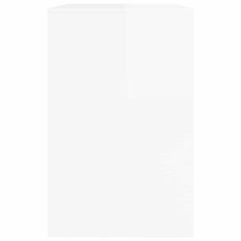 Schreibtisch Hochglanz Weiß 100 x 50 x 78 cm Holzwerkstoff
