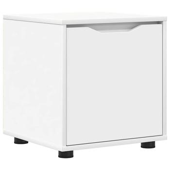 ARDEBO.de - Badezimmerschrank Weiß 40,5 x 40 x 44 cm Holzwerkstoff