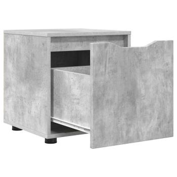 ARDEBO.de - Badezimmerschrank Beton Grau 40,5 x 40 x 44 cm Holzwerkstoff