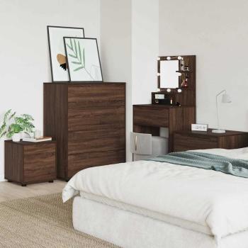 Badezimmerschrank Braun Eichen-Optik 40,5 x 40 x 44 cm