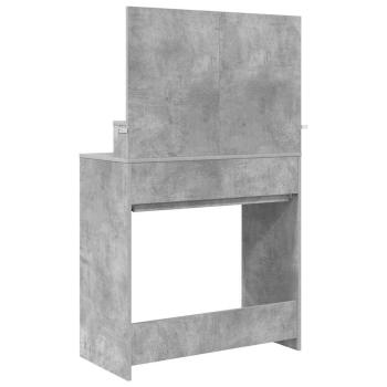 Schlafzimmer-Frisiertische Beton Grau 80 x 39,6 x 135 cm