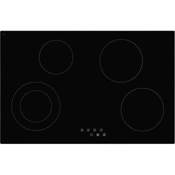 ARDEBO.de Exquisit EKI801-5 Induktionskochfeld, 78 cm breit, 9 Leistungsstufen, Kindersicherung, Restwärmeanzeige, Ankochautomatik, Rahmenlos, schwarz