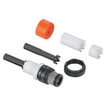 ARDEBO.de GROHE Kartusche für SmartControl Unterputz, Druckknopf, inklusive Befestigungsmutter und Montageschablone (48359000)