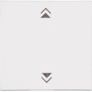 ARDEBO.de Kopp 861901012 Flächenwippe mit Pfeilsymbolen, für energieautarkes Bluetooth-Wandschaltermodul, HK07, reinweiß