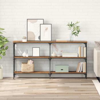 ARDEBO.de - Konsolentisch Altholz 150 x 29 x 75 cm Sperrholz und Metall