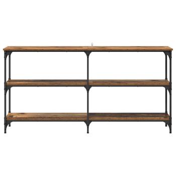 Konsolentisch Altholz 150 x 29 x 75 cm Sperrholz und Metall