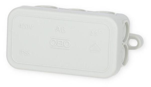 OBO Betterman A 6 Kabelabzweigkasten 80x43x34, lichtgrau (2000001)