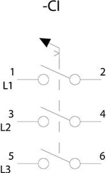 Siemens 3LD22300TK13 Hauptschalter, 3-polig, rot/gelb (3LD2230-0TK13)