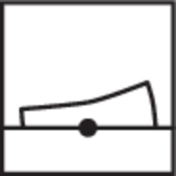 Berker 20348989 Fußbodentemperaturregler mit Schließer, Zentralstück, Wippschalter, S.1/B.3/B.7, polarweiß glänzend