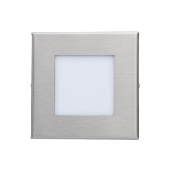 ARDEBO.de Brumberg LED-Wandeinbauleuchte, 1,2W, 40lm, 3000K, edelstahl (10140203)