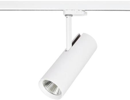 ARDEBO.de Brumberg LED-Schienenstrahler 230V AC, 50Hz, 32W, CRI > 90, 30°, 3500K, rund, weiß (88397175)