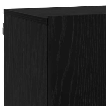 TV-Einheiten 6 pcs Schwarz Eichen-Optik Holzwerkstoff