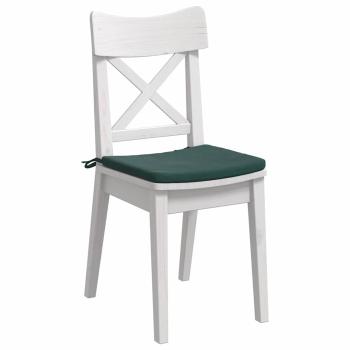 Sitzkissen 4 pcs Dunkelgrün 40 x 40 x 3 cm Samt