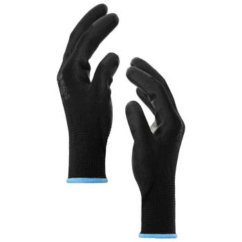 Arbeitshandschuhe 24 pcs Schwarz 9 / l Polyester