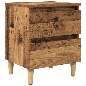 ARDEBO.de - Bettschrank Altholz 40 x 35 x 50 cm Holzwerkstoff