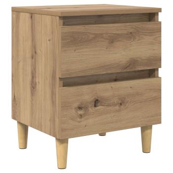 ARDEBO.de - Bettschrank Artisan-Eiche 40 x 35 x 50 cm Holzwerkstoff