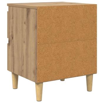 Bettschrank Artisan-Eiche 40 x 35 x 50 cm Holzwerkstoff
