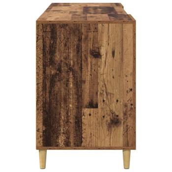 Schreibtisch mit Regal Altholz 140 x 50 x 75 cm Holzwerkstoff