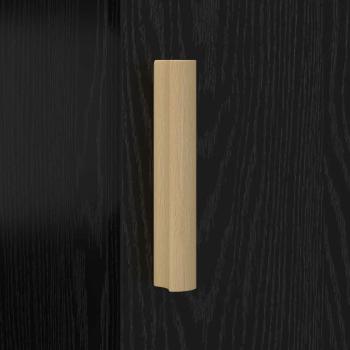 Schreibtisch mit Regal Schwarz Eichen-Optik 140 x 50 x 75 cm