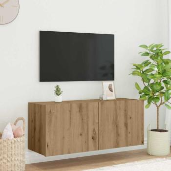 ARDEBO.de - TV-Wandschrank Artisan-Eiche 100 x 35 x 41 cm Holzwerkstoff