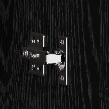 TV-Wandschrank Schwarz Eichen-Optik 100 x 35 x 41 cm