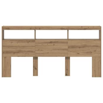 Kopfteil Artisan-Eiche 200 x 17 x 102 cm Holzwerkstoff