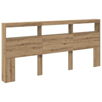 Kopfteil Artisan-Eiche 220 x 17 x 102 cm Holzwerkstoff