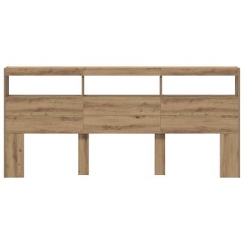 Kopfteil Artisan-Eiche 220 x 17 x 102 cm Holzwerkstoff