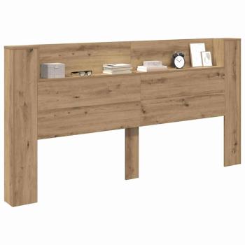 Kopfteil Artisan-Eiche 200 x 15 x 103,5 cm Holzwerkstoff