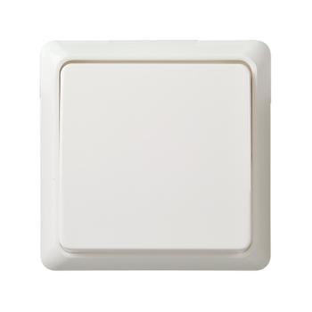 ARDEBO.de Elso 512104 Taster 10A komplett, Renovierung Schraubklemme, reinweiß