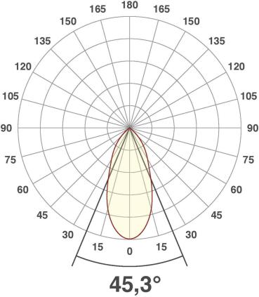 EVN LED-Einsatz, 6W, 3000K, 620lm, 38°, CRI90, 350mA, 0,35m ASL mit AMP-Stecker (C513500602)