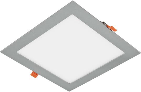 ARDEBO.de EVN LPQ-Serie LED Einbaupanel, quadratisch, IP20, 21W, 4000K, 1880lm, 350mA, silber (LPQ223501)